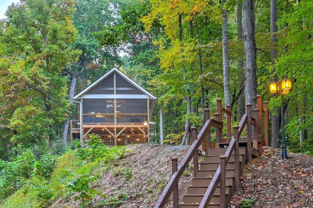 The Cove Retreat- Hot Tub/Screened Porch/Game Room Lake Lure Exteriör bild